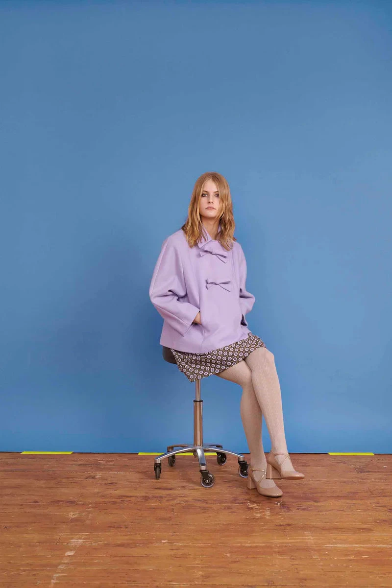 Robe Courte Chasuble En Jacquard à Motif Floral 7 Robe Courte Chasuble En Jacquard à Motif Floral - Image 5