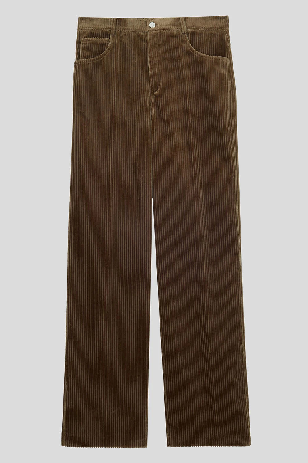 Pantalon Style "jean" En Velours Corduroy Coupe Loose 6 Pantalon Style "jean" En Velours Corduroy Coupe Loose - Image 4