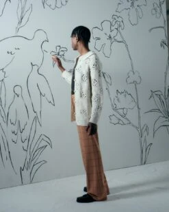 Cardigan En Crochet 9 Cardigan En Crochet -Élégance Soldes 230215 WW PAUL JOE AW23 SHOT 07 028