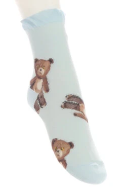 Chaussettes Imprimées Nounours -Élégance Soldes 2sc4136 520