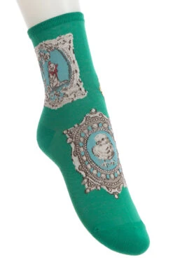 Chaussettes - Motif Médaillon -Élégance Soldes 2sc4141 805