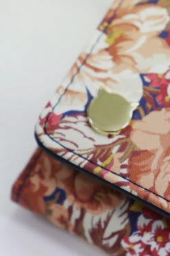 Portefeuille Motif Fleuri -Élégance Soldes 4973
