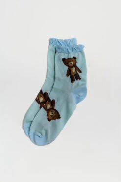 Chaussettes Imprimées Nounours -Élégance Soldes 4996 d9392376 230d 4386 a7d4 3dd34b44174b