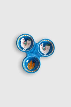 Trio De Bols à Tapas En Céramique Poule