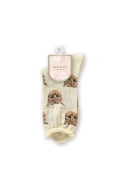 Chaussettes à Tête De Chat 15 Chaussettes à Tête De Chat -Élégance Soldes Chaussettesatetedechat ivoire packshot