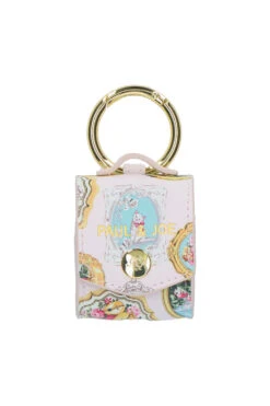 Etui Airpods Rose à Motif Médaillons