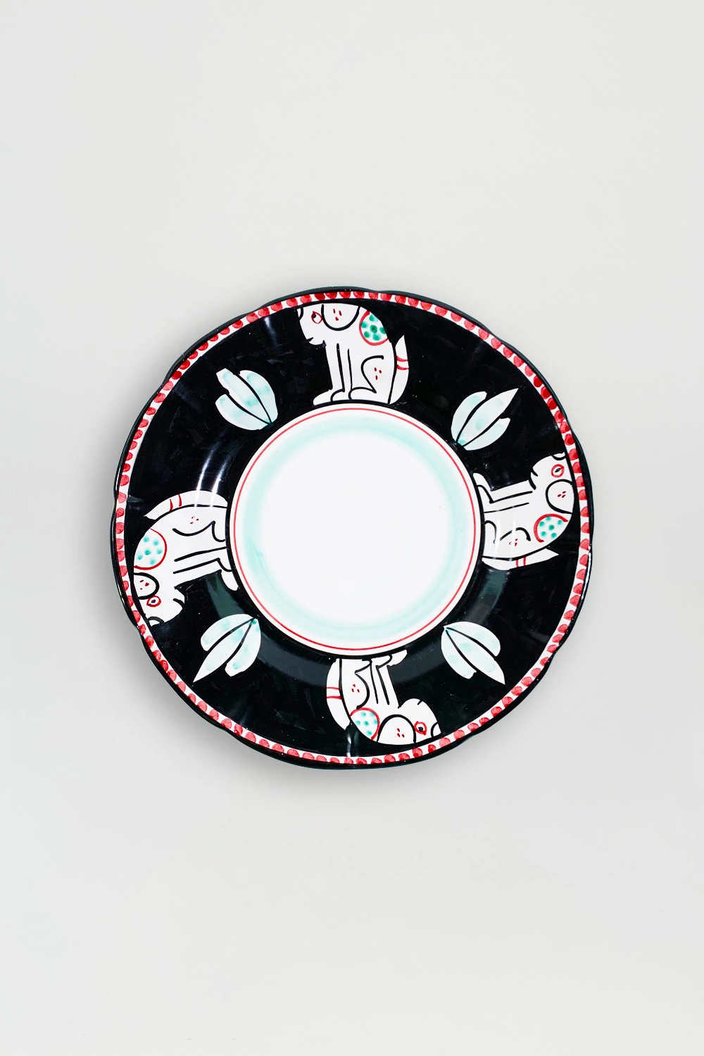 Assiette Dîner En Céramique 30cm Chien 3 Assiette Dîner En Céramique 30cm Chien