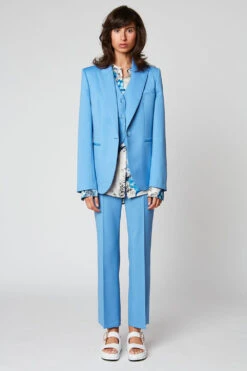 Veste De Tailleur En Laine Vierge Tropicale