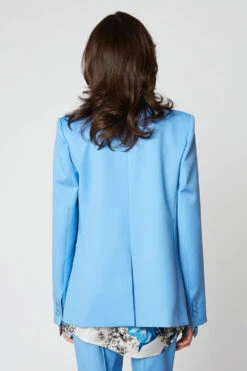 Veste De Tailleur En Laine Vierge Tropicale -Élégance Soldes E21NLACANAU 4