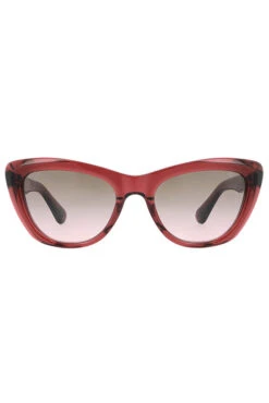 Lunettes Monture Papillon Cristal Cerise
