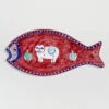Plat à Poisson En Céramique Chat -Élégance Soldes FISHPLATECHAT