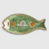 Plat à Poisson En Céramique Tortue -Élégance Soldes FISHPLATETURTLEGREEN