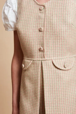 Robe En Mohair Et Laine Tissée En France -Élégance Soldes FW23 SBEPOP 2