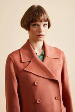 Manteau Long évasé En Laine -Élégance Soldes FW23 SCYRAN 2 1