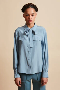 Chemisier En Soie Envers Satin