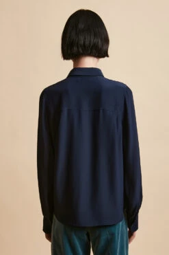 Chemisier En Soie Envers Satin -Élégance Soldes FW23 SDANA 11