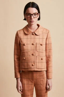 Veste Courte En Jersey Jacquard -Élégance Soldes FW23 SLILUNE 1 18266608 4042 46fd 9a8b f52174b243bf