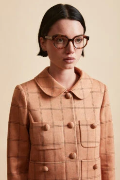 Veste Courte En Jersey Jacquard -Élégance Soldes FW23 SLILUNE 2