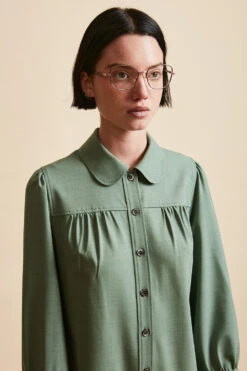 Combi-short En Laine Vierge Tropicale Tissée En Italie -Élégance Soldes FW23 SMARMOT 5