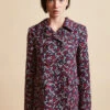 Veste En Interlock Jacquard à Motif Floral All Over -Élégance Soldes FW23 SMAUBOURG 2