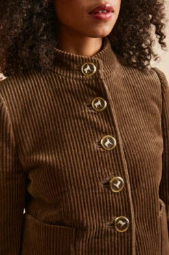 Veste Coupe Cintrée Au Col Officier 9 Veste Coupe Cintrée Au Col Officier -Élégance Soldes FW23 Seliza 55 4