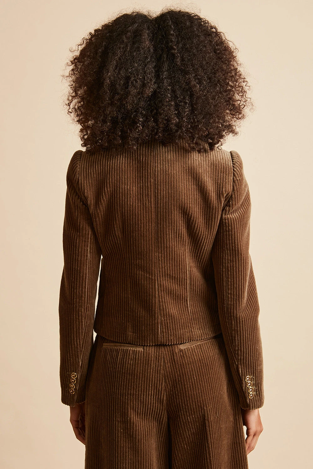 Veste Coupe Cintrée Au Col Officier 7 Veste Coupe Cintrée Au Col Officier - Image 5