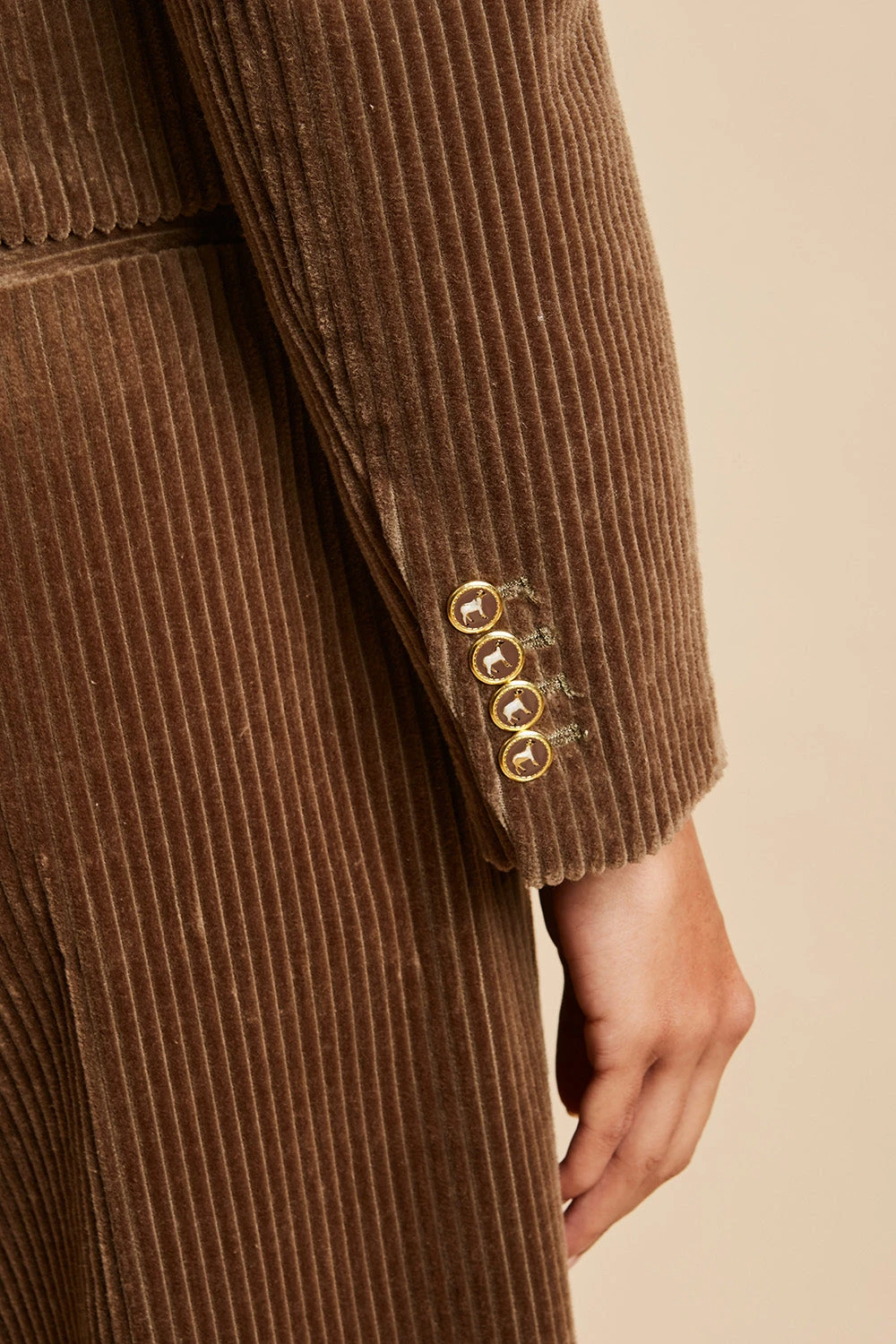 Veste Coupe Cintrée Au Col Officier 6 Veste Coupe Cintrée Au Col Officier - Image 4