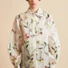 Blouse En Organza De Soie Imprimé Floral -Élégance Soldes FW23 Sferrara 1