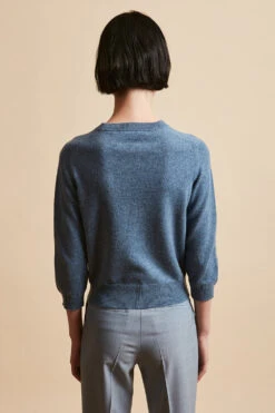 Pull Court En Cachemire Encolure Ronde -Élégance Soldes FW23 Sfrimousse 10