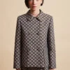 Veste Courte En Jacquard à Motif Floral 2 Veste Courte En Jacquard à Motif Floral -Élégance Soldes FW23 VERLAINE 1
