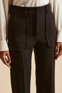 Pantalon En Cady De Laine -Élégance Soldes FW23 sbenny 73 3 1