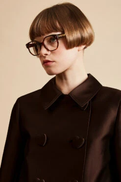 Veste En Mikado De Soie Mélangée -Élégance Soldes FW23 sboncoeur 7