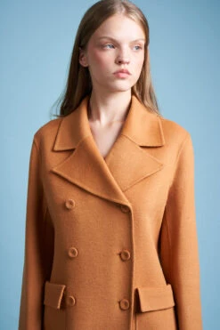 Manteau Long évasé En Laine -Élégance Soldes FW23 scyran 8