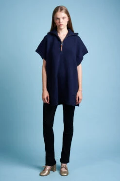 Cape En Grosse Maille De Laine Et Cachemire -Élégance Soldes FW23 shero 17