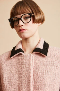 Manteau En Tweed De Laine Lurex Longueur Midi 12 Manteau En Tweed De Laine Lurex Longueur Midi -Élégance Soldes FW23 skennedy 3