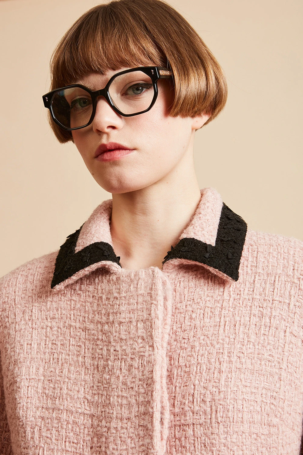 Manteau En Tweed De Laine Lurex Longueur Midi 6 Manteau En Tweed De Laine Lurex Longueur Midi - Image 4