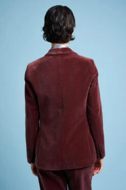 Veste En Velours Lisse De Coton 19 Veste En Velours Lisse De Coton -Élégance Soldes FW23 slibourne 13