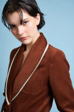 Veste Tailleur En Velours Côtelé 19 Veste Tailleur En Velours Côtelé -Élégance Soldes FW23 smarylou 10