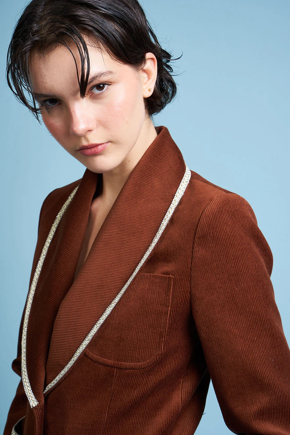 Veste Tailleur En Velours Côtelé 10 Veste Tailleur En Velours Côtelé - Image 8