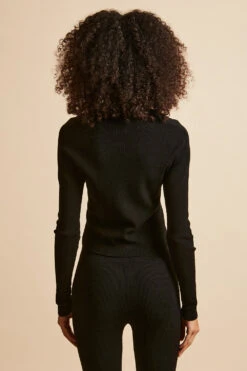 Pantalon En Maille De Laine Vierge Côtelée Sans Couture -Élégance Soldes FW23 smassimo 02 1