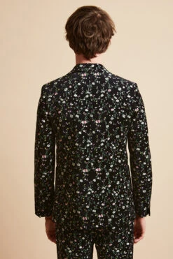 Veste Tailleur En Velours De Coton Imprimé Au Pigment -Élégance Soldes FW23 smatteo 3 1