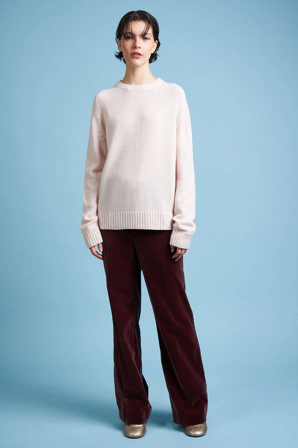 Pull En Maille De Laine Et Cachemire Col Rond 8 Pull En Maille De Laine Et Cachemire Col Rond - Image 6