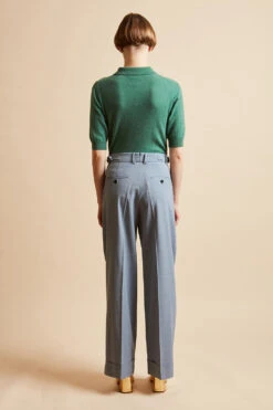 Pantalon Ample En Laine Vierge Tropicale -Élégance Soldes FW23 sothello 31 3 2