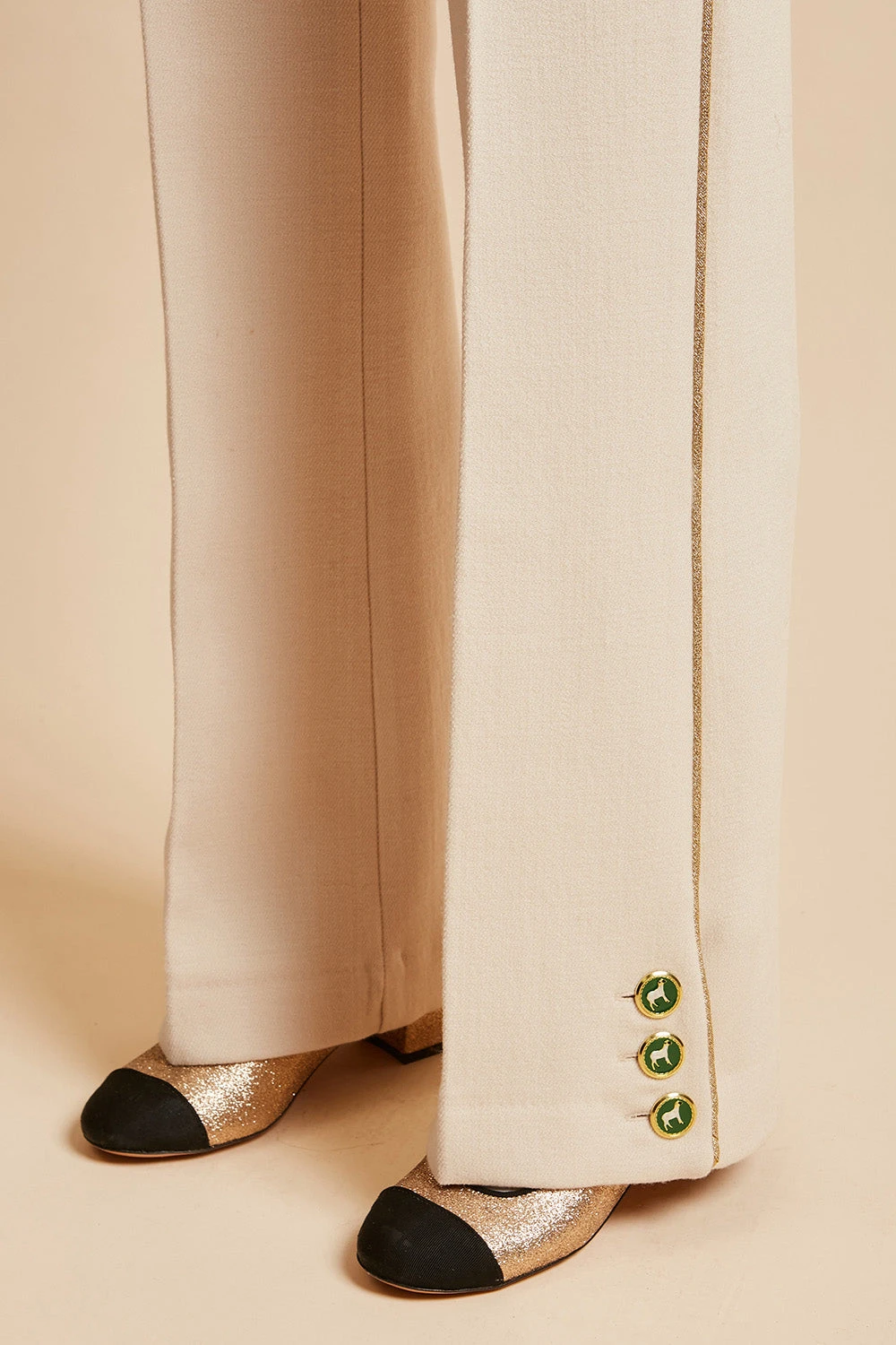 Pantalon Droit En Laine Vierge Italienne 6 Pantalon Droit En Laine Vierge Italienne - Image 4