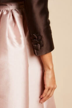 Veste Courte En Mikado De Soie Mélangée -Élégance Soldes Fw23 Sparcoeur 07 4