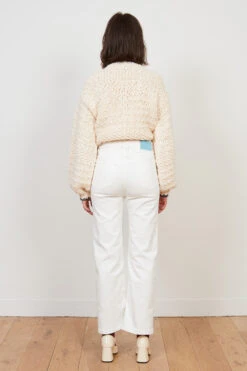 Jean Taille Haute Intemporel Coupe Droite -Élégance Soldes H21 OTULSA 01 4 98f01648 f1e6 4abd 8676 5bc70951ea32