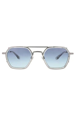 Lunettes De Soleil En Métal à Double Pont