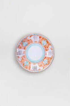 Assiette Déjeuner En Céramique 26cm Mouton -Élégance Soldes LUNCHPLATE26CMBOUQUETIN1