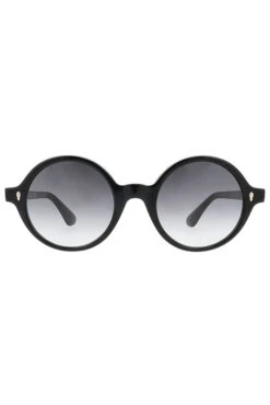 Lunettes De Soleil Arrondies En Acétate -Élégance Soldes MEGGY30 GREC FACE