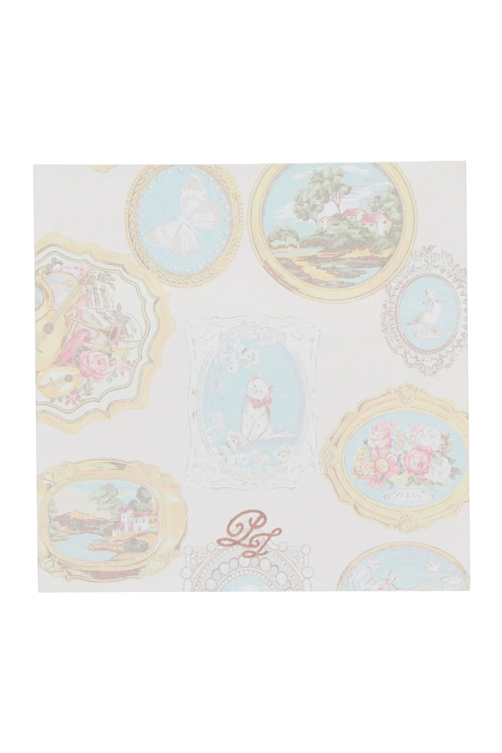 Pense-bête Adhésif Rose Motif Médaillons 4 Pense-bête Adhésif Rose Motif Médaillons - Image 2